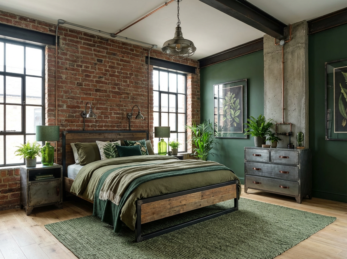 Industrial bedroom
